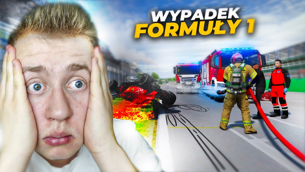 Polska Straż Pożarna -  DACHOWANIE NA WYŚCIGU😞| GTA V