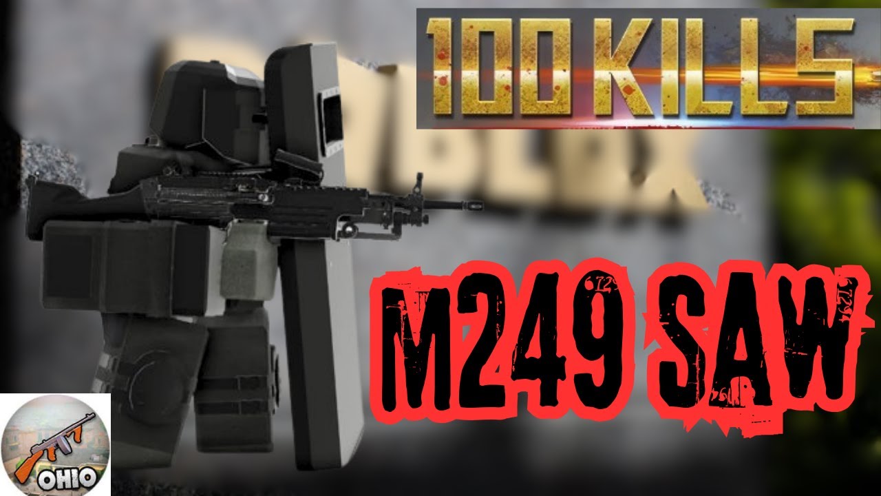 How I Got 100 Kills With The Best LMG In Roblox Ohio