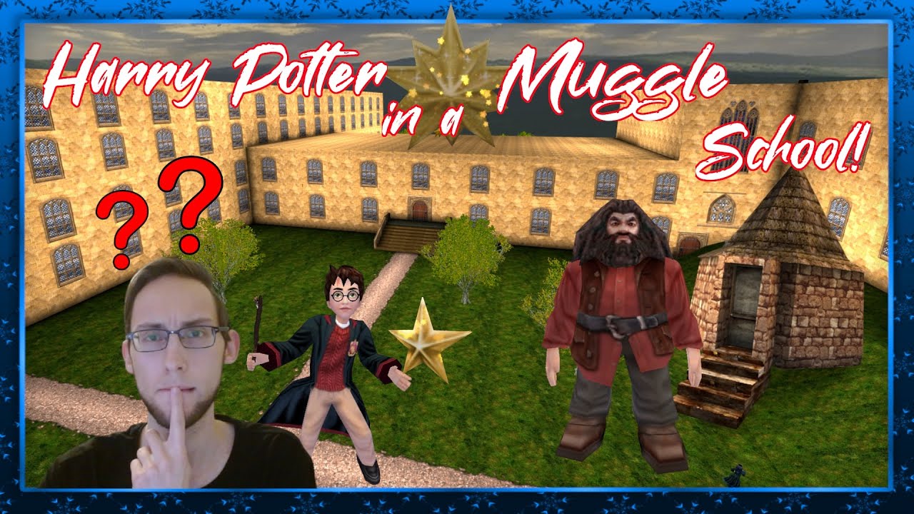 What if the PLOT of Harry Potter 2 (PC) would be set in a NORMAL MUGGLE SCHOOL? - Custom Map