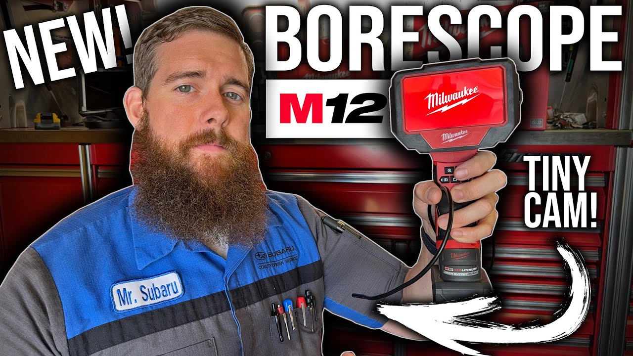 See Where You Never Thought Before, In HD Clarity! The All New Milwaukee 3150 Auto Tech Borescope!
