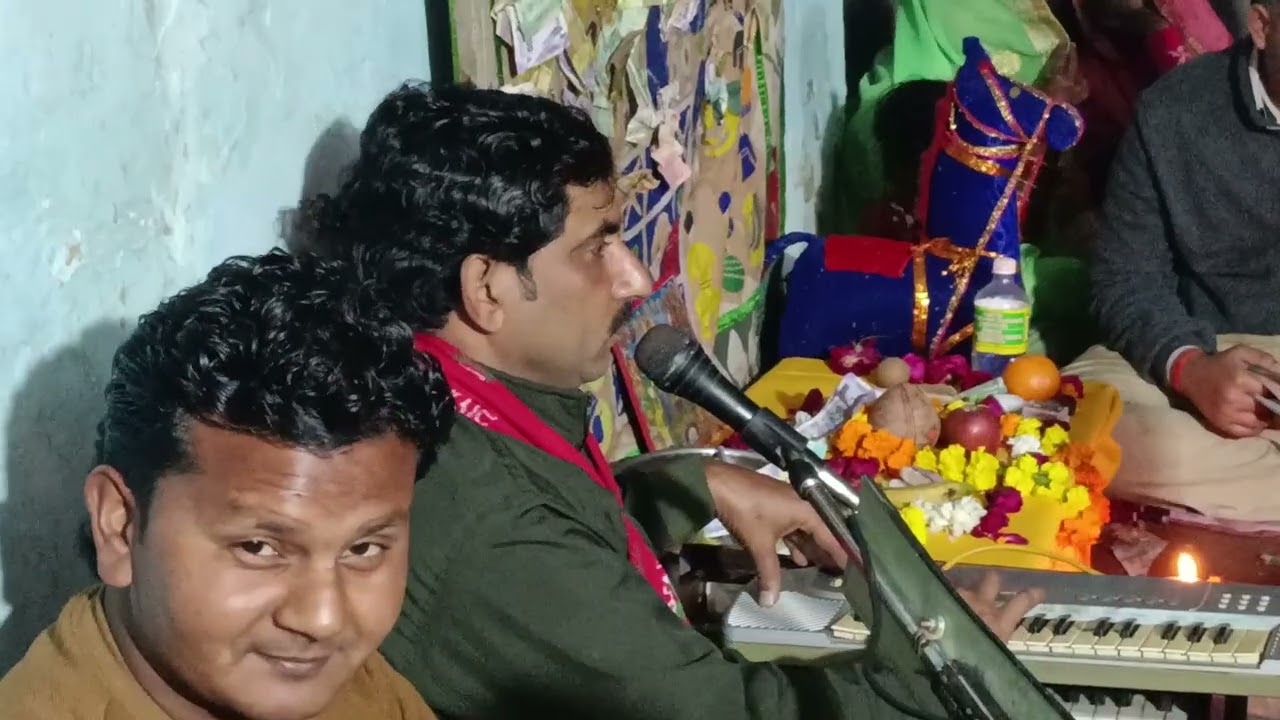 जाहरवीर ज्योति जागरण में लगाई आल्हा में छाप रामवीर बाबा जी 9720 42 2451 कृष्णा स्टूडियो ऊसराहार