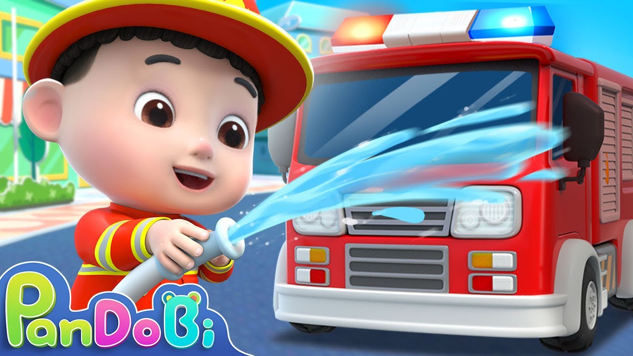 I Want to Be a Firefighter | Firefighter Song for Kids | Pandobi Nursery Rhymes & Kids Songs