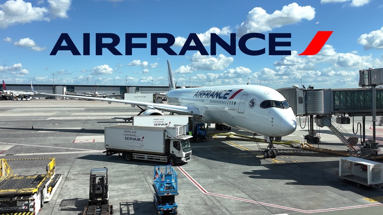 🇫🇷 Paris CDG - Bangkok BKK 🇹🇭 Airbus A350 Air France Economy Class