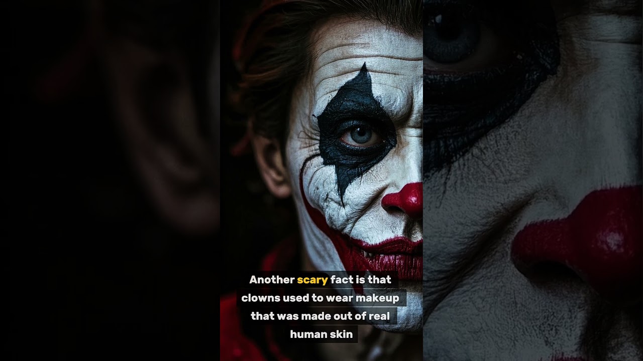 Scary clown facts you wish you never knew joker 🃏 _part 1 #youtubeshorts #facts #genzfacts