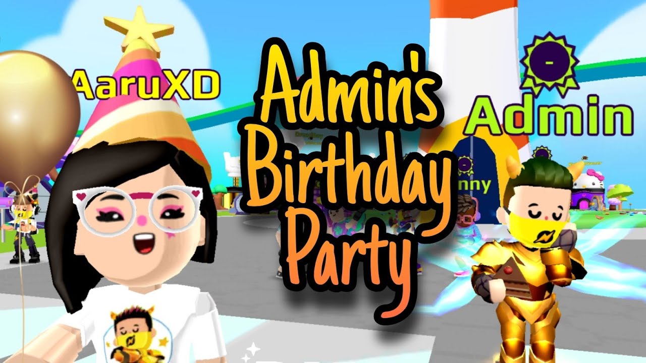 Admin's Birthday Party in Pkxd🤩🥳