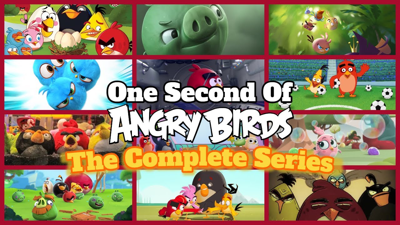 One Second of Every Angry Birds Series - Parts 1-5