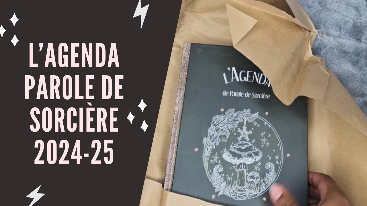 Flip through de l'Agenda Parole de sorcière 2024 2025