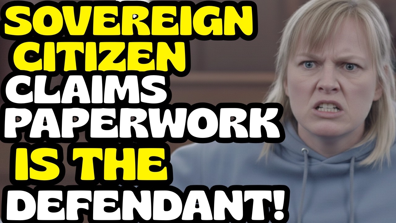 Judge DESTROYS Sovereign Citizen Who Claims “My Paperwork Is the Defendant!”