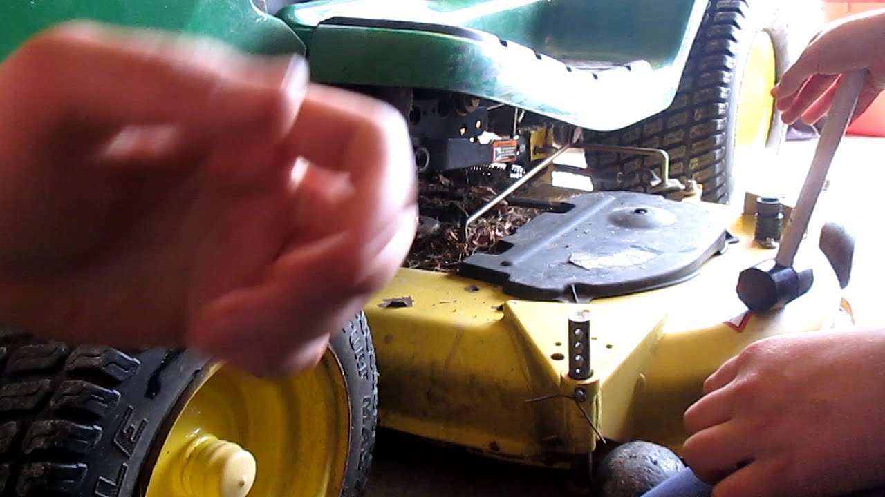 John Deere X340 Mower Deck Lift Pedal Repair