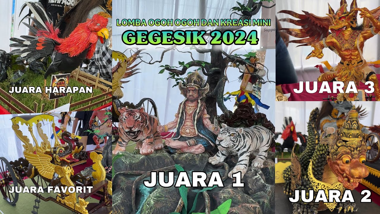 Lomba Ogoh Ogoh dan Kreasi Mini - GEGESIK CREARTIVE FESTIVAL 2024
