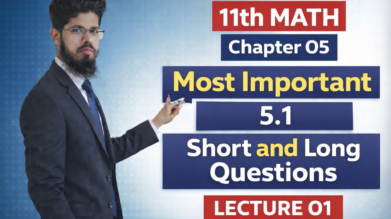 ​Class 11 Maths Ex 5.1 Guess Paper 2025 | Chapter 5 Important Questions for Exams