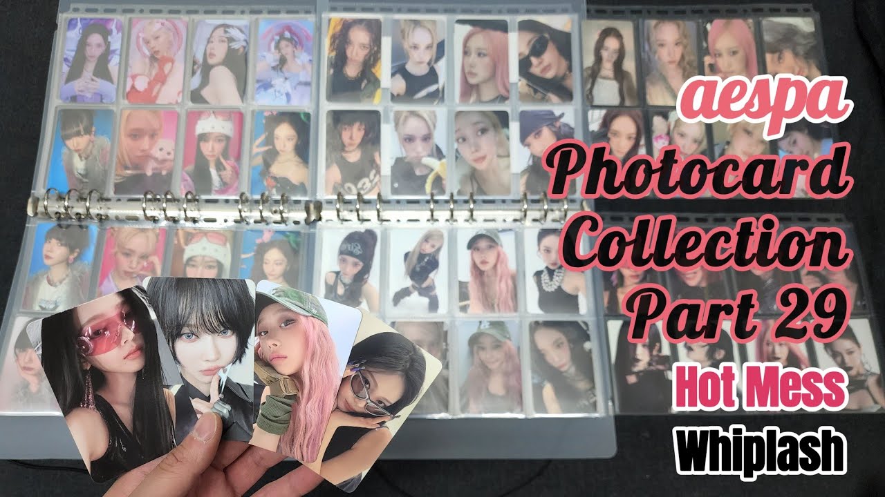 [Photocard] AESPA Photocard Collection (Part 29) Hot Mess + Whiplash Photocards