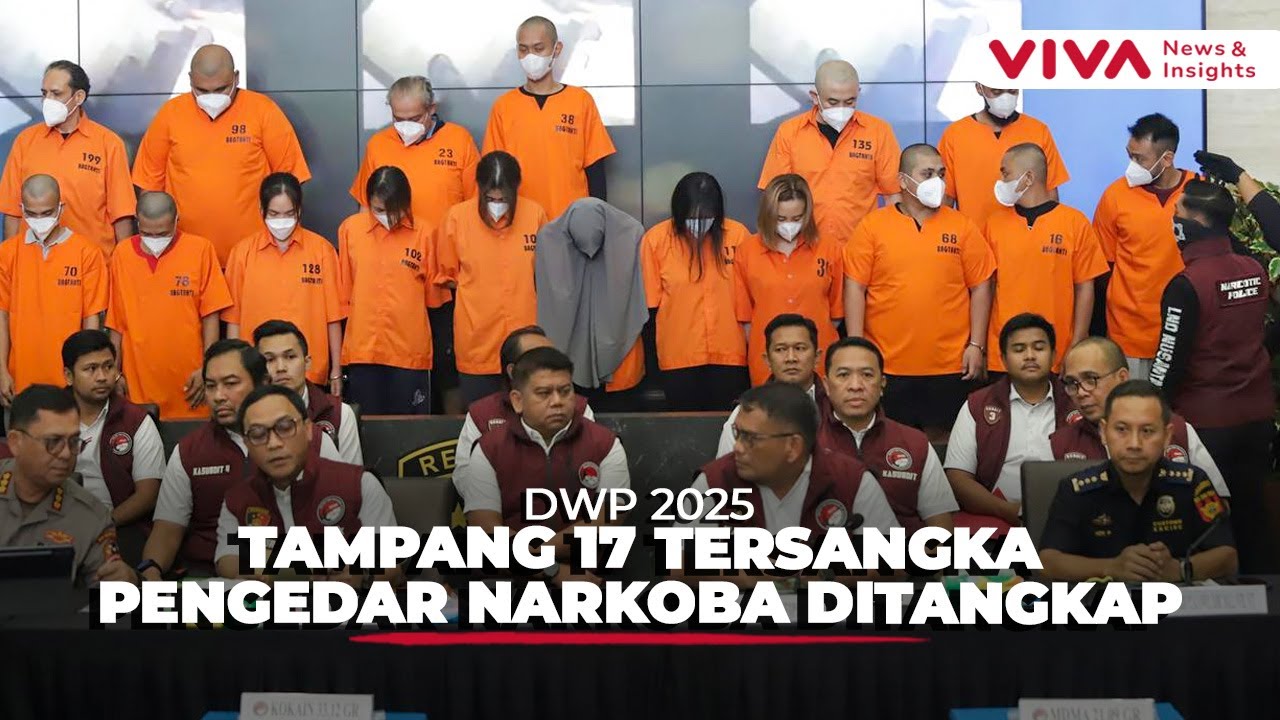 [FULL] Bareskrim Bongkar Jaringan Narkoba Rp60 Milliar Jelang DWP 2025