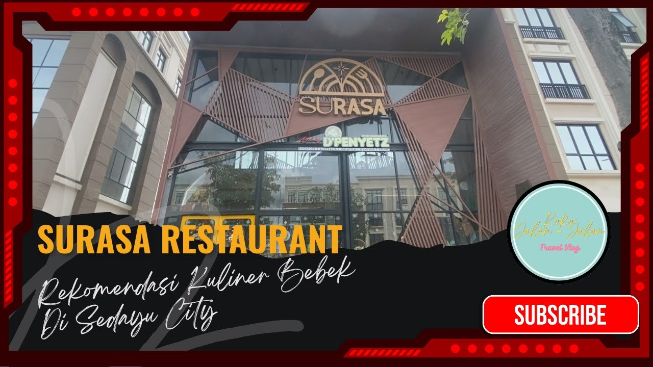 SURASA RESTAURANT | REKOMENDASI KUKINER BEBEK DI SEDAYU CITY ‼️‼️‼️