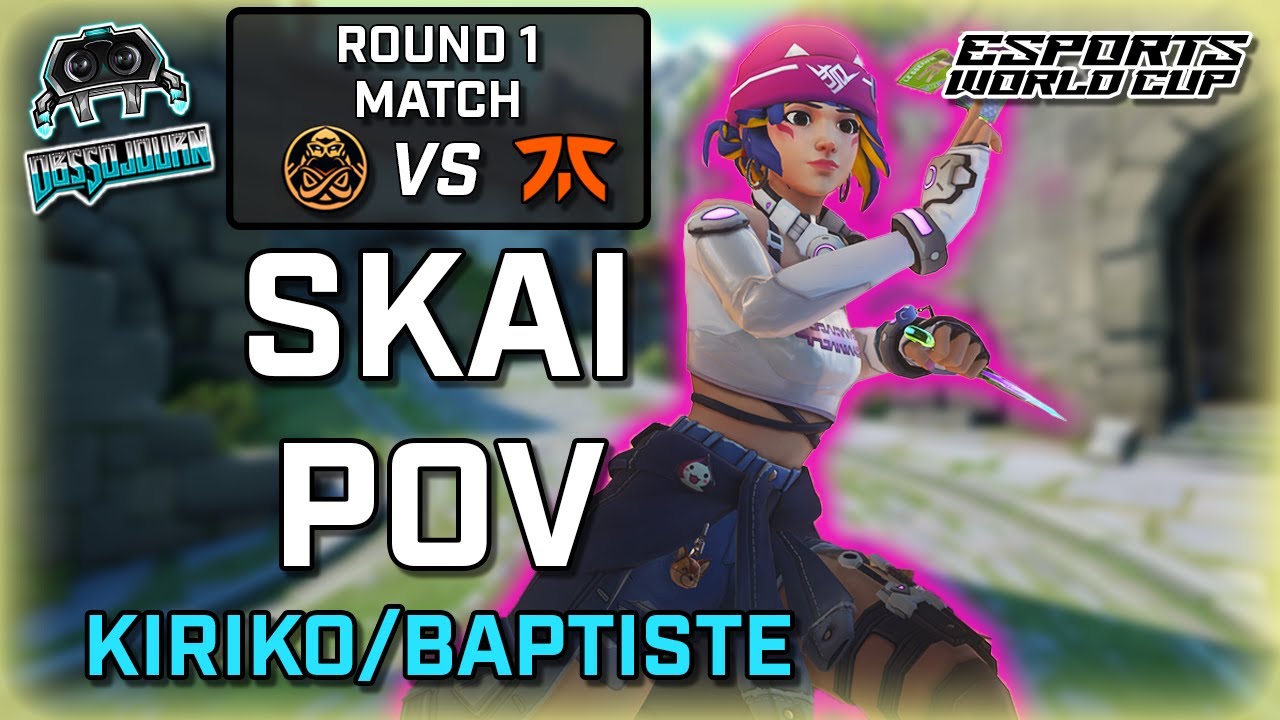 [Skai POV] INSANE PRO Kiriko player | ENCE vs FNATIC | Esports World Cup
