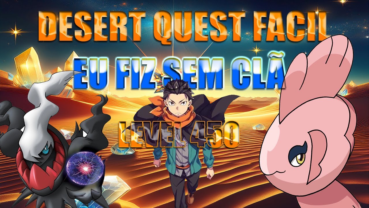 PXG - EU FIZ A DESERT QUEST SEM CLÃ NO LEVEL 450! (HARDCORE ASCENDED #68)