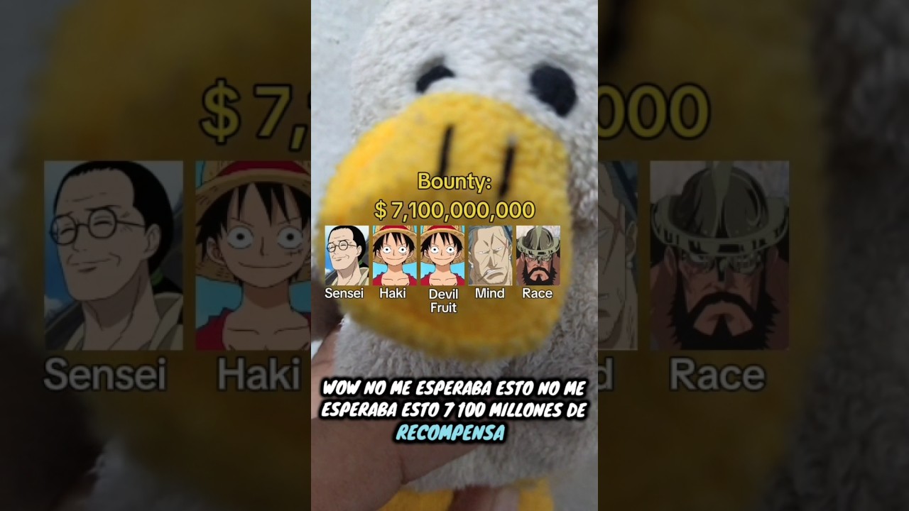 Filtro One Piece Obteniendo una MUY Alta Recompensa 💰 