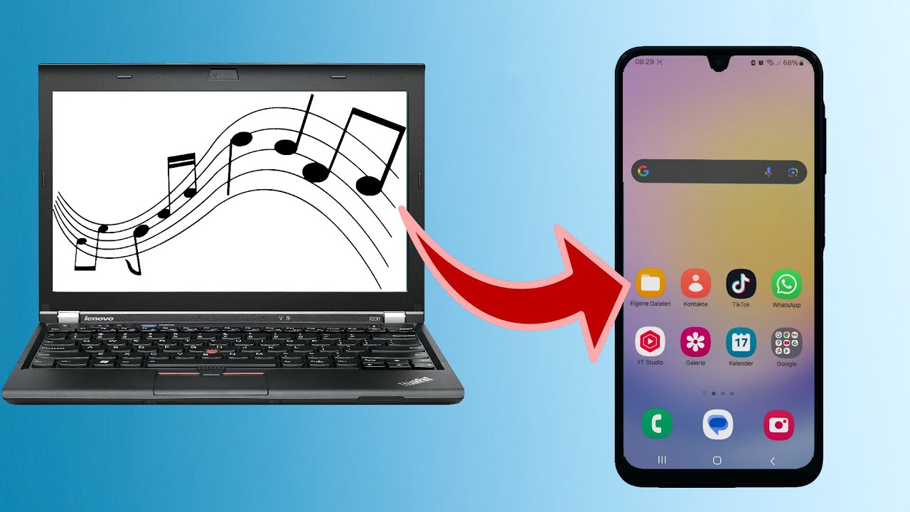 Musik vom PC auf Handy übertragen | So geht’s!