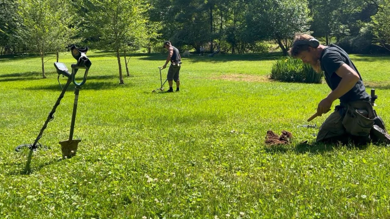 Listen Closely - Metal Detecting Deep Signals at a 1690's House Permission