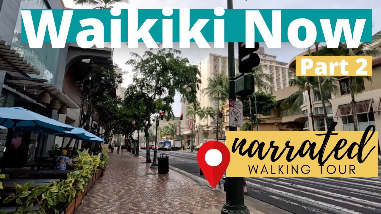 WAIKIKI NOW (2024) | ☔ Rainy NARRATED Walk, Kalakaua Ave [Current: 72°F/22°C] | OAHU