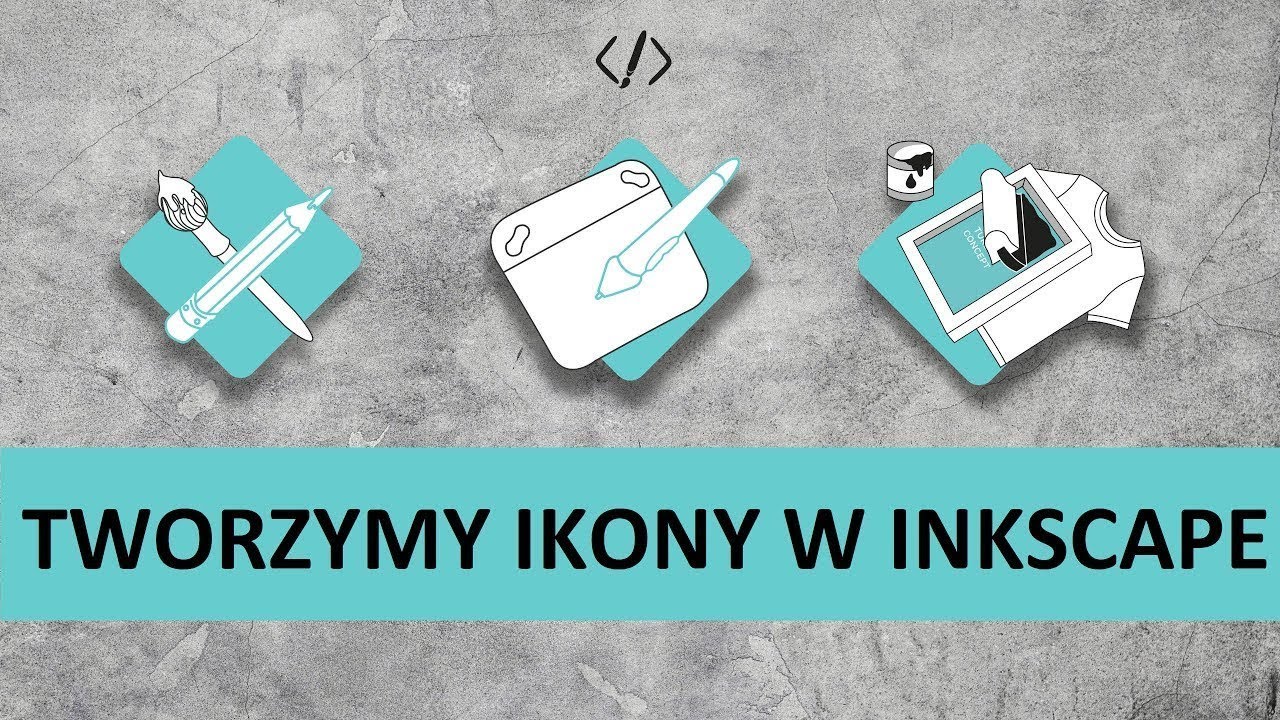 Grafika komputerowa 01 Tworzymy ikony w Inkscape darmowym programie graficznym - Turdus Concept