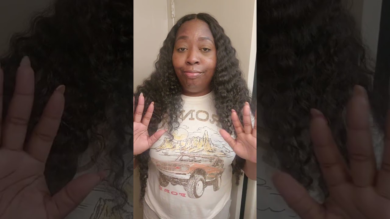 Vacation hair approved 34in water wave #hairstyle #hairoftheday #vacationhair