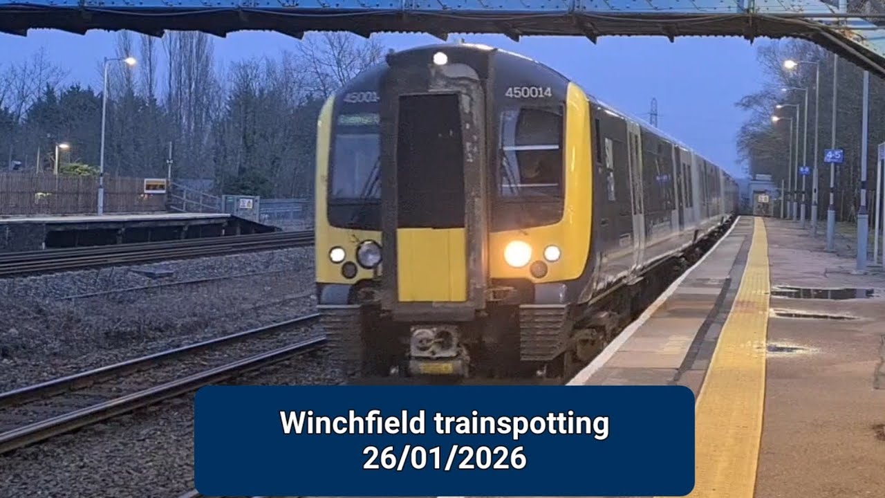 Winchfield trainspotting 26th January 2026 #trainspotting #train #viral #southwesternrailway