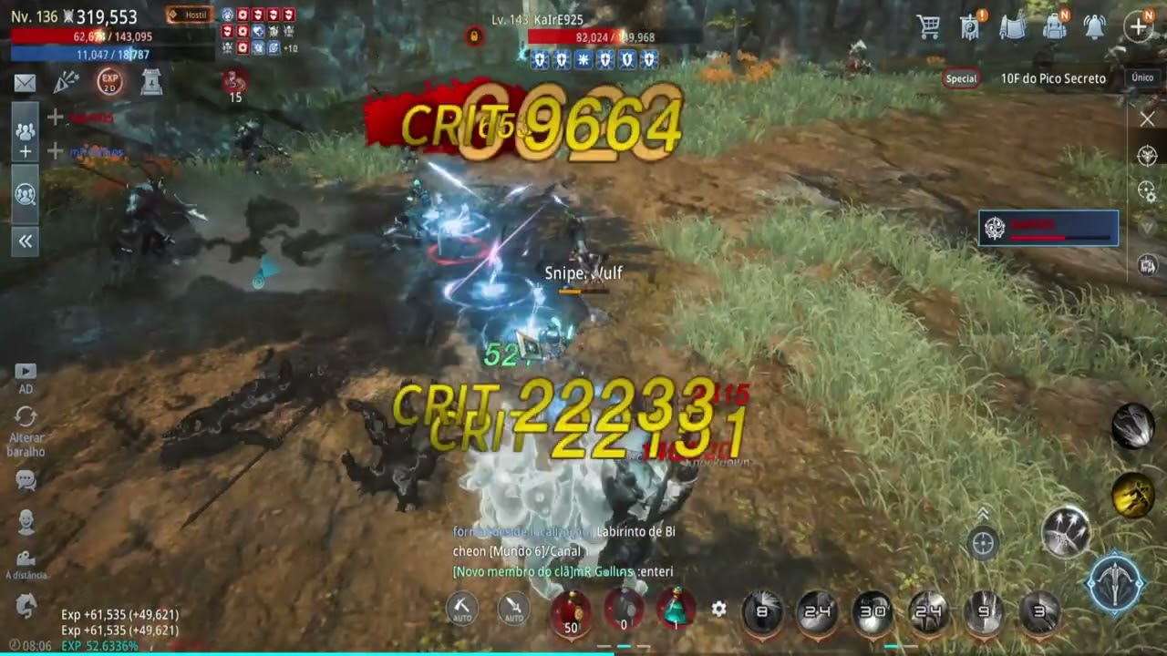 Mir4 pvp Sa21-Arbalist Eva Build 317k VS Taoist 341k