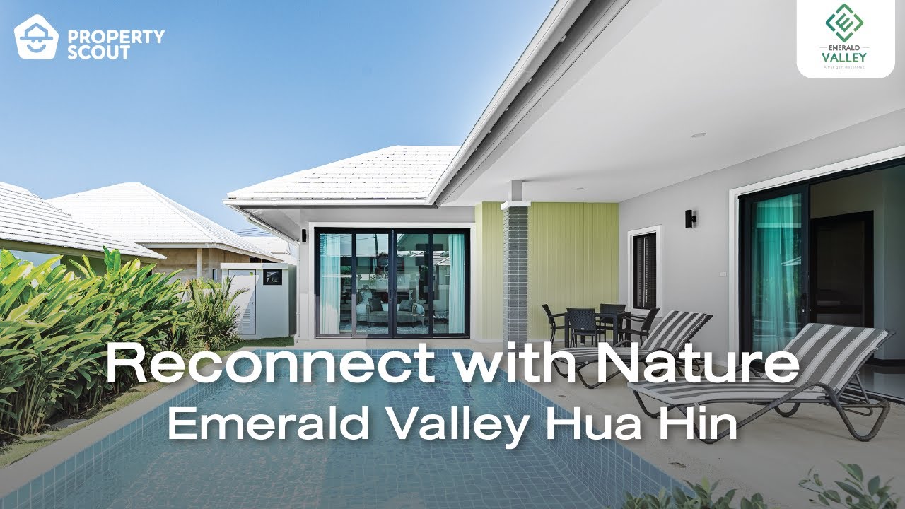 Reconnect with Nature at Emerald Valley Hua Hin, a Peaceful Pool Villa by the Hillside.