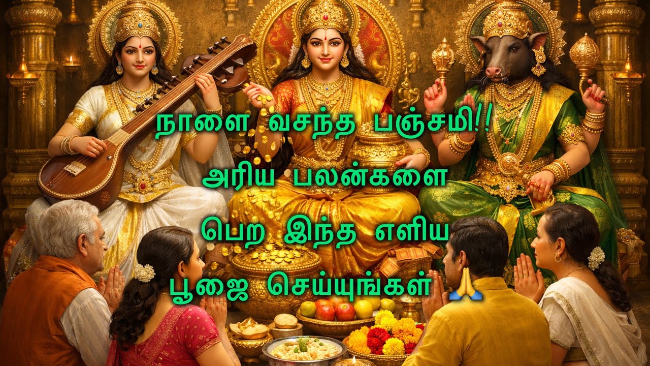 லக்ஷ்மி வாராஹி சரஸ்வதி மூன்று பேர்க்கும் உகந்த நாள். .Don't Miss!!!