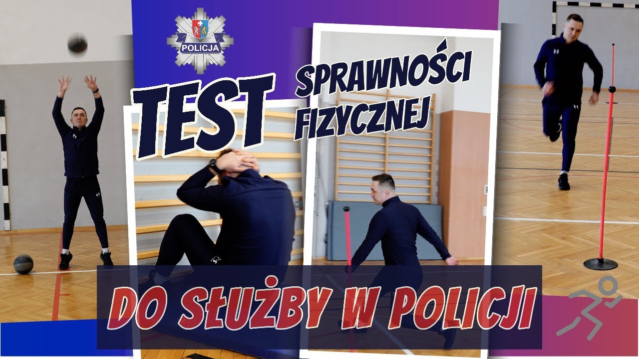 Nowy test sprawności fizycznej dla kandydatów do służby w Policji @Podkarpacka Policja