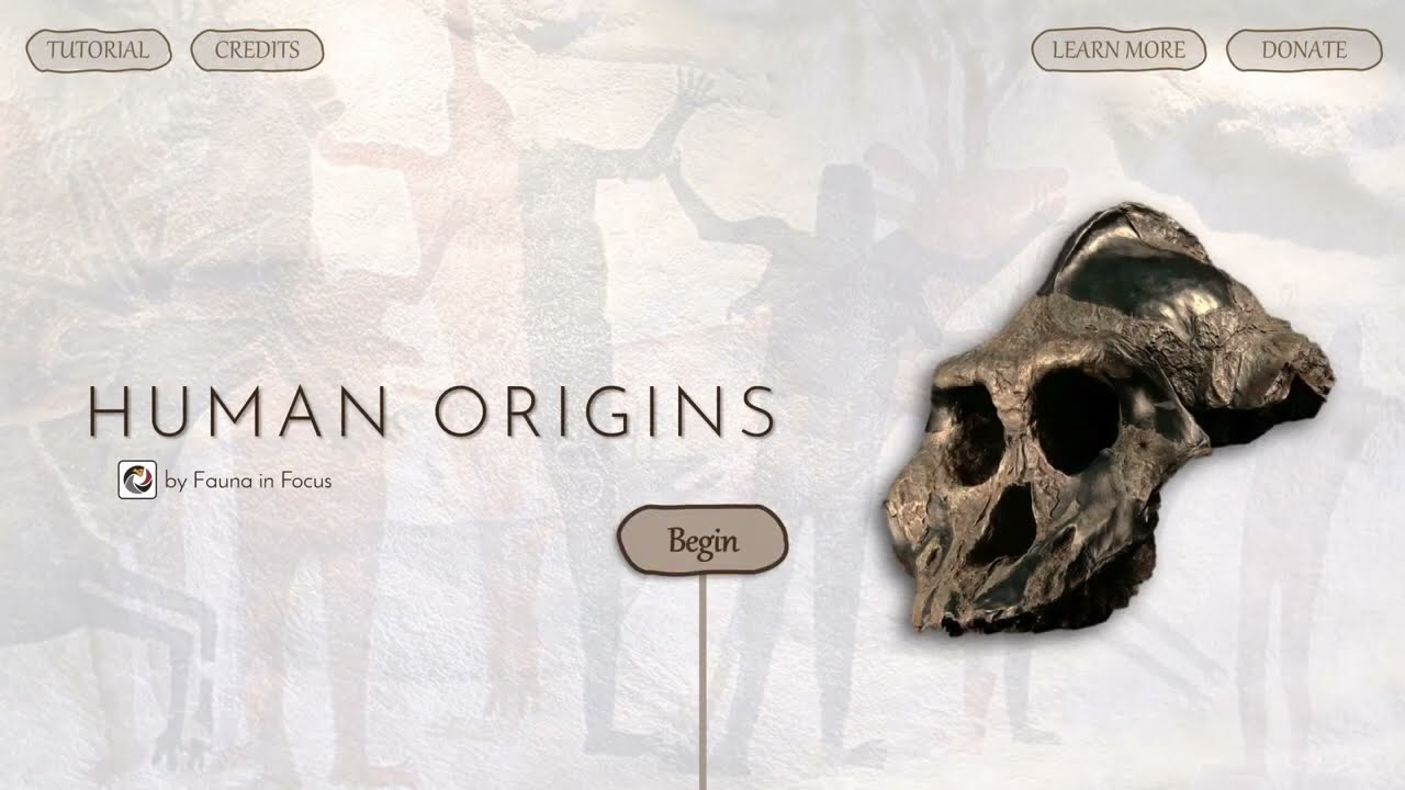 Interactive Timeline of Human Origins - Video Demo