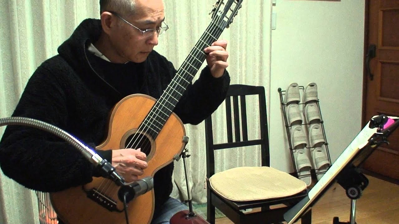 Fernando Sor 　Op31　No10 　ソルの練習曲二長調　青木一男　楽譜とタブ譜