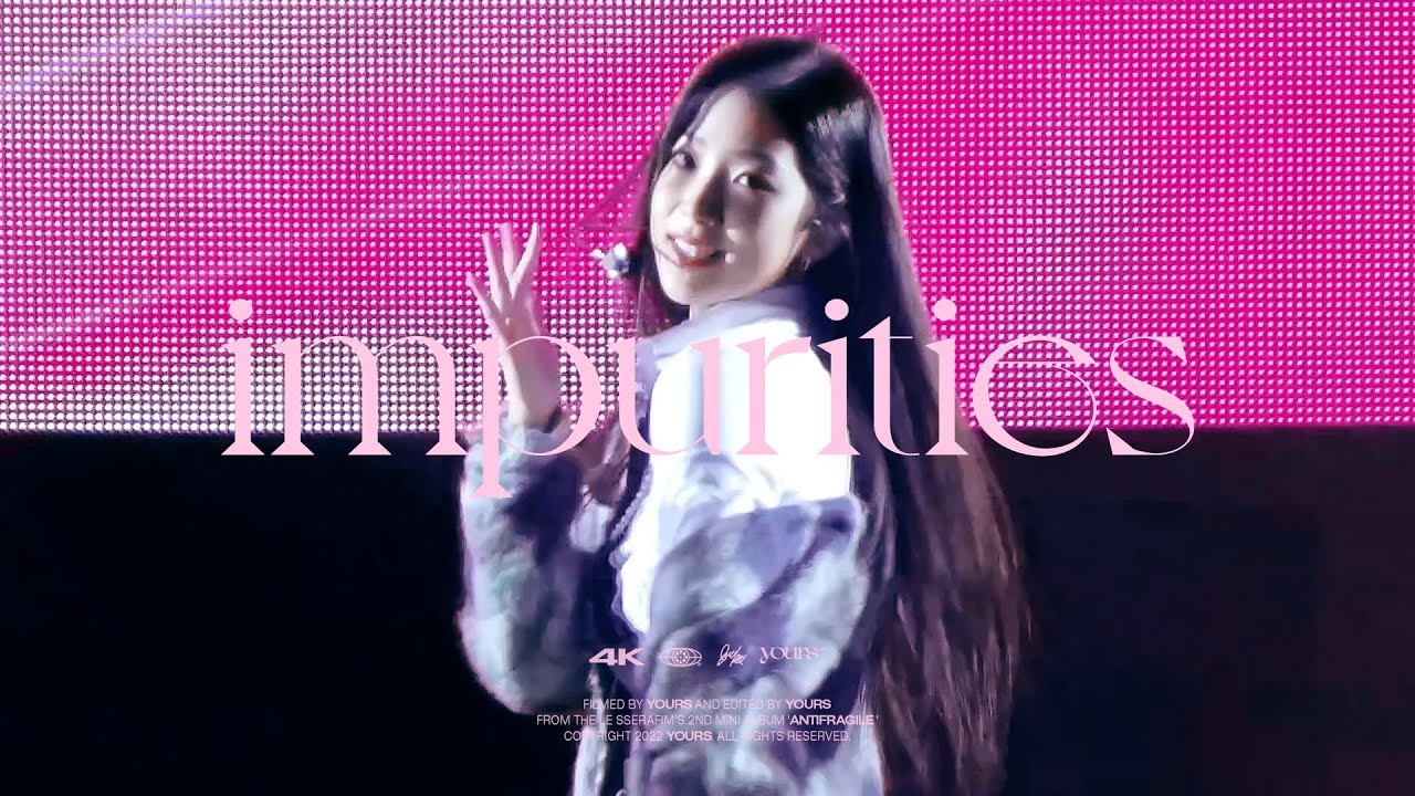 [4K] 230131 LE SSERAFIM KAZUHA Impurities SUPUER SONIC  fancam 르세라핌 카즈하 슈퍼소닉 임퓨리티 직캠