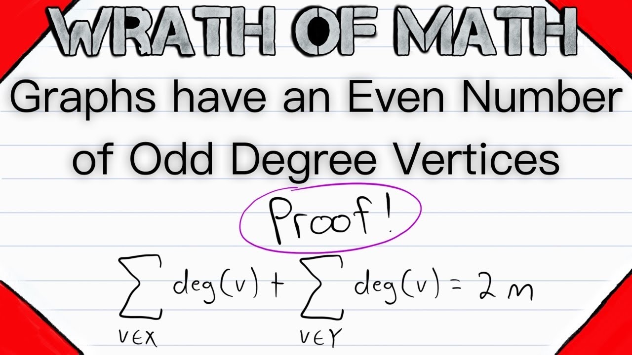 Proof: Every Graph has an Even Number of Odd Degree Vertices | Graph Theory