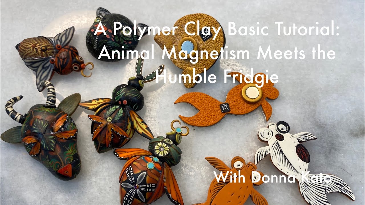 A Polymer Clay Basics Tutorial - the Humble Fridgie Magnet