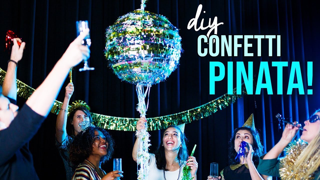 DIY New Years Eve Confetti Pinata - HGTV Handmade