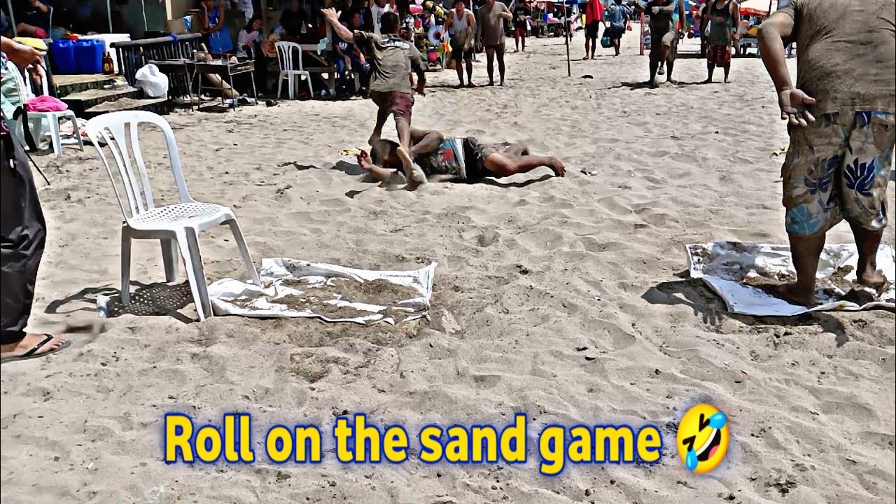 Roll on the sand GAME | Everlasting Team building | Matabungkay Beach Lian Batangas
