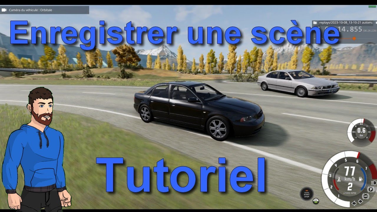 Tutoriel BeamNg : Enregistrer une scène dans BeamNg