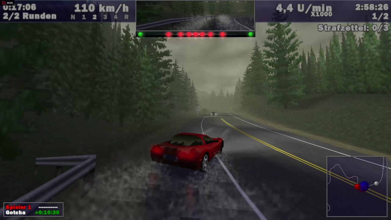 Need for Speed 3 Hot Pursuit 2160p Ultra HD 4K Gameplay mit Modern Patch von Evgeny German/Deutsch