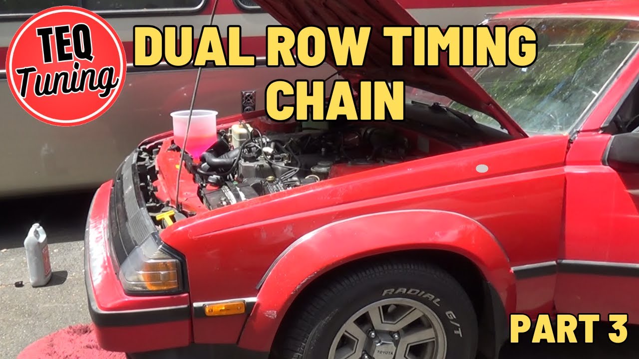 1985 Toyota Celica GT-S RA65 | LCE Performance Dual Row Chain Install | Replacement & Guide Part 3