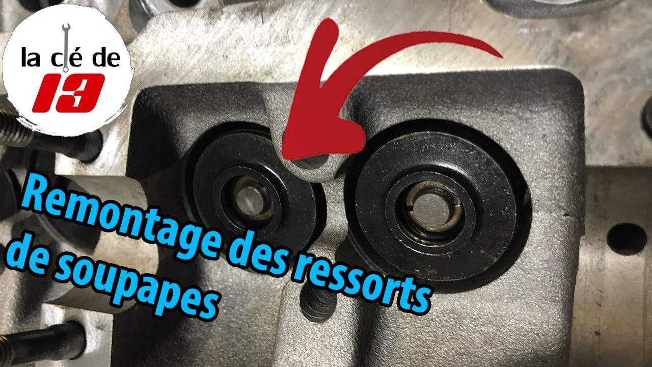 REMONTAGE DES RESSORTS DE SOUPAPES 205 GTI 1.6
