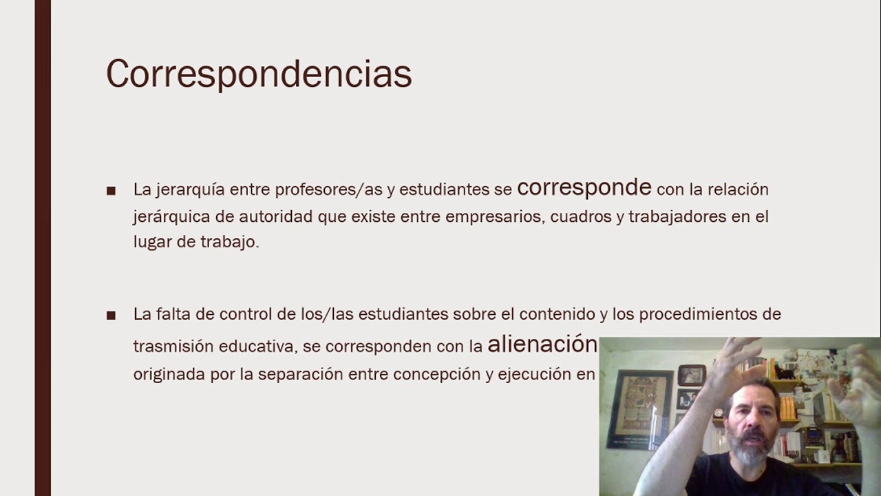 Teoría de la correspondencia Bowles & Gintis