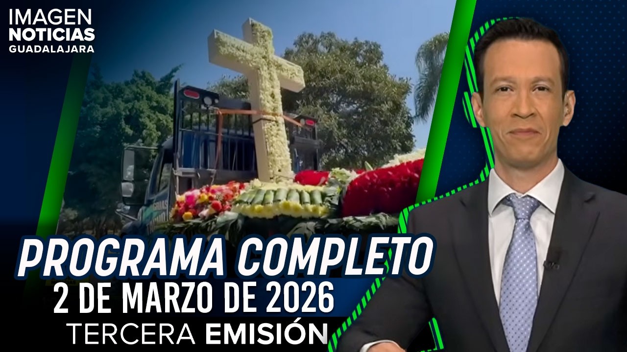 Imagen Noticias GDL con Ricardo Camarena | Programa completo 2 de marzo 2026 