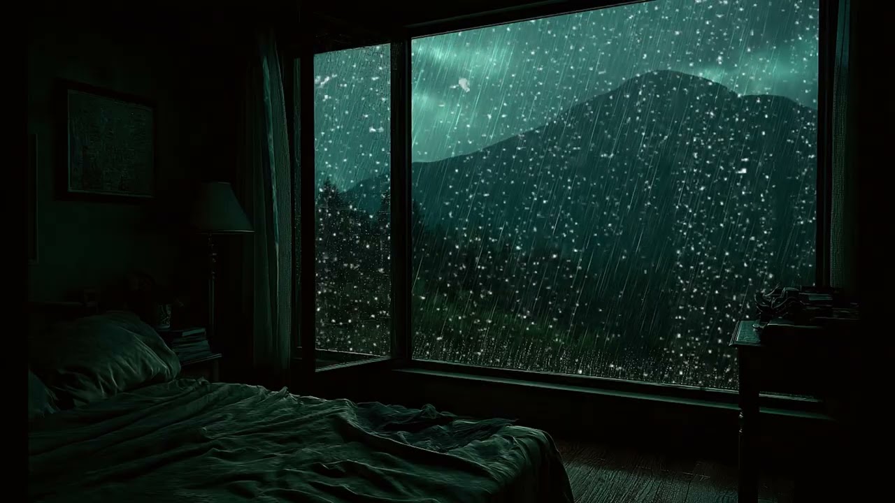 Can't Sleep Tonight? Listen to This Gentle Rain on Window 🌧️ Deep Sleep Fast