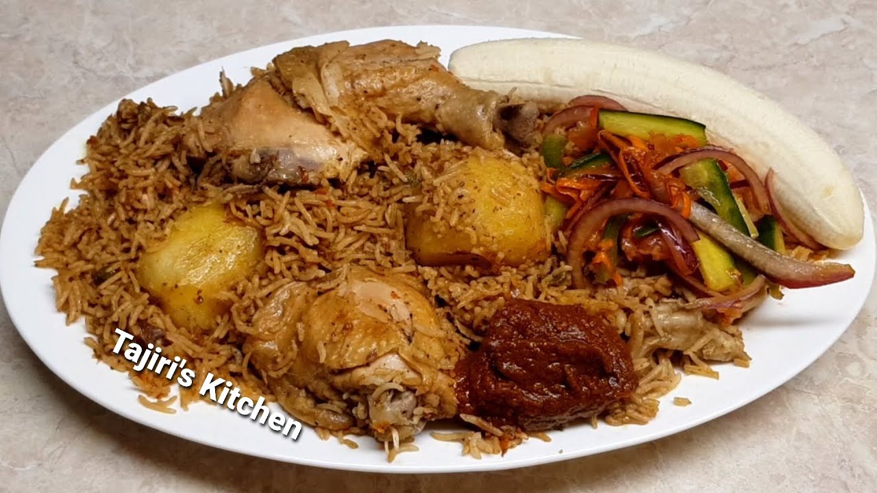 PILAU YA KUKU/ SWAHILI CHICKEN PILAU/ PULAO EASY RECIPE/WITH ENGLISH SUBTITLES JINSI YA KUPIKA PILAU