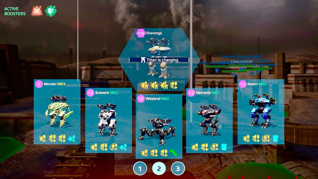 Вap Роботc: Мы скучаем по старому WR | Геймплей Mender, Nemesis, Raven, Bulwark, Weyland и Sharanga