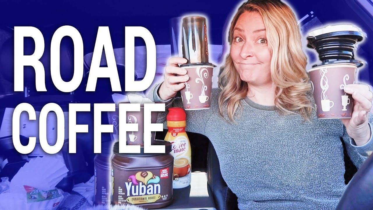 How to Make Coffee Without a Coffee Maker (LIVING IN A CAR) | Travel Snacks