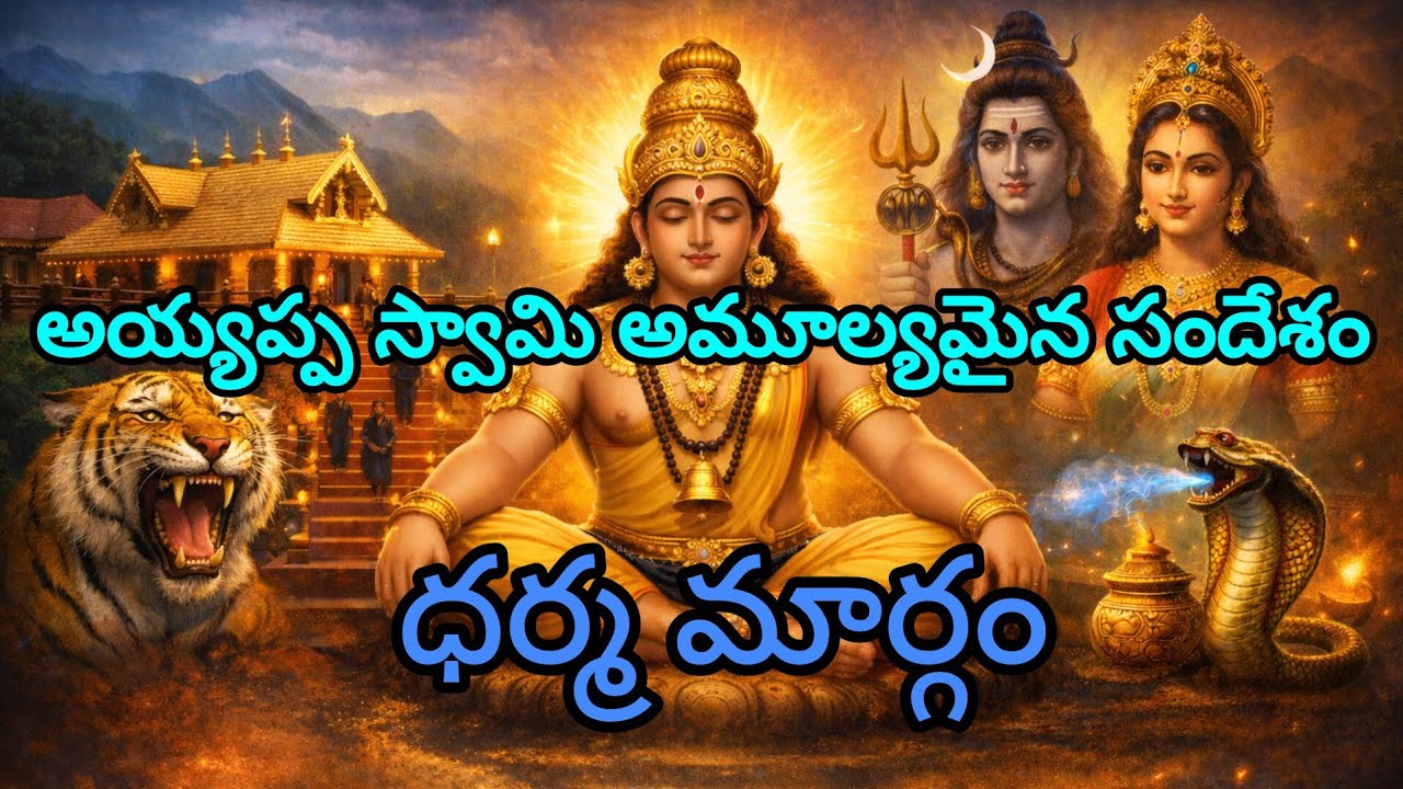 అయ్యప్ప స్వామి భక్తులకు ఇచ్చే అమూల్యమైన సందేశం | ధర్మ మార్గం |Jai Secret World |