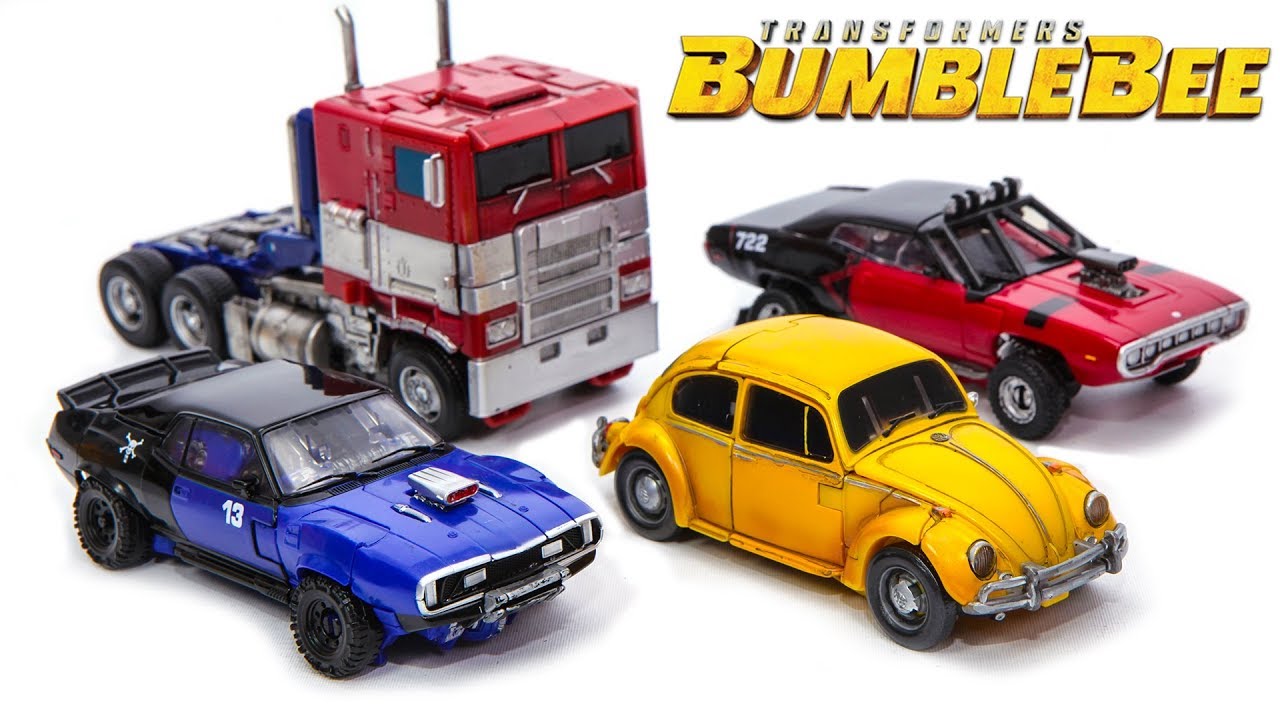 Transformers Movie Bumblebee Studio Series Optimus Prime Bumblebee Shatter Dropkick Car Robot Toys
